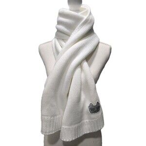 Karl Lagerfeld Paris Women's White Lightweight Scarf